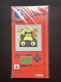 1997 Japanese W Get Campaign Cd Nintendo 64 Snorlax Porygon (Pokemon)