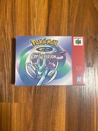 Crystal Version Nintendo 64 Homebrew Game Nib (Pokemon)