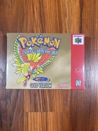 Gold Version Nintendo 64 Homebrew Game Nib (Pokemon)
