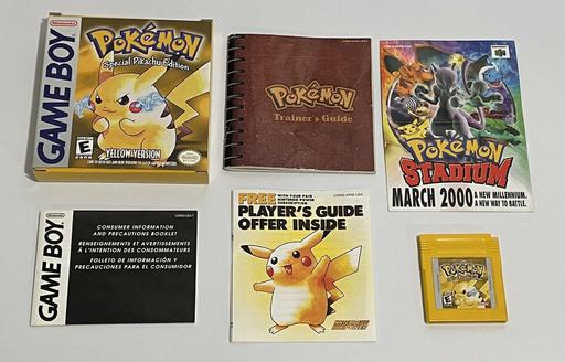 Pokemon Yellow Version (Nintendo Game Boy)