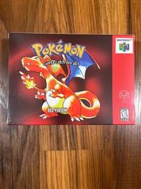 Red Version Nintendo 64 Homebrew Game Nib (Pokemon)