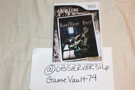 Resident Evil Archives: Resident Evil Nintendo Wii