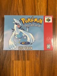 Silver Version Nintendo 64 Homebrew Game Nib (Pokemon)