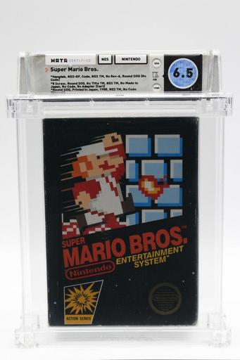 Super Mario Bros. (5 Screw) (WATA) (Nintendo Entertainment System)