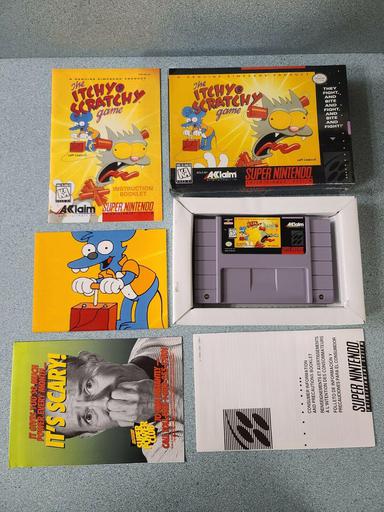 The Simpsons: Itchy & Scratchy Game (Super Nintendo Entertainment System)
