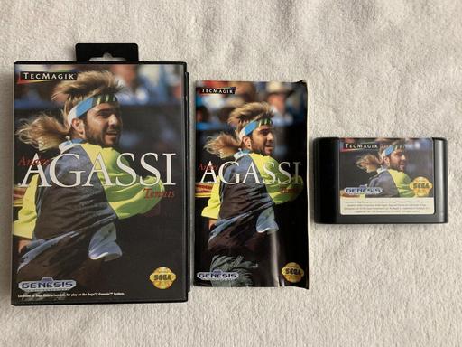 Andre Agassi Tennis (Sega Genesis)