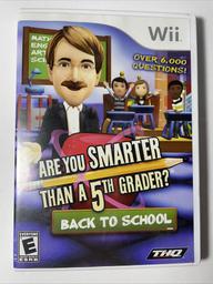 Are You Smarter Than A 5th Grader? Back to School (Nintendo Wii)