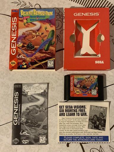 Desert Demolition Starring Road Runner and Wile E. Coyote (Sega Genesis)