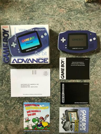 Game Boy Advance (Indigo) (Nintendo Game Boy Advance)