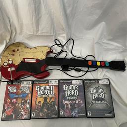Guitar Hero 5 (Guitar Bundle) (Sony Playstation 2)