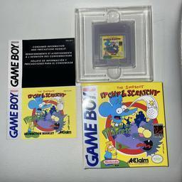 Itchy & Scratchy in Miniature Golf Madness (Nintendo Game Boy)