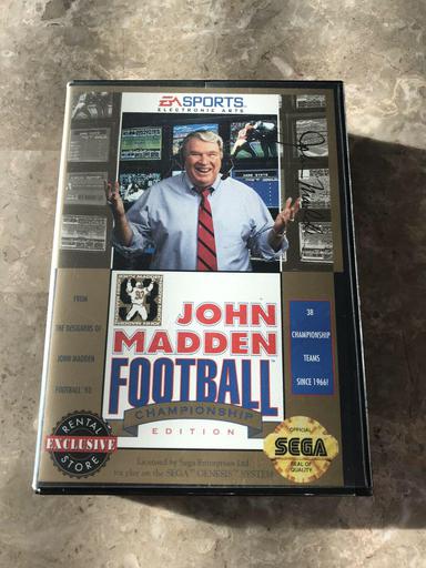 Collectible image of John Madden Football Championship Edition (Sega Genesis)