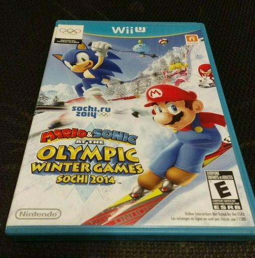 Collectible image of Mario & Sonic at the Sochi 2014 Olympic Games (Nintendo Wii U)