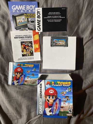 Collectible image of Mario Tennis Power Tour (Nintendo Game Boy Advance)