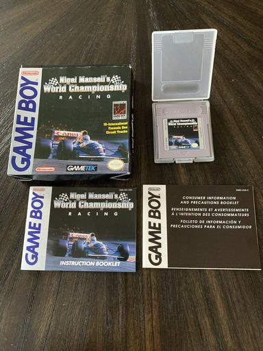 Nigel Mansell's World Championship Racing (Nintendo Game Boy)