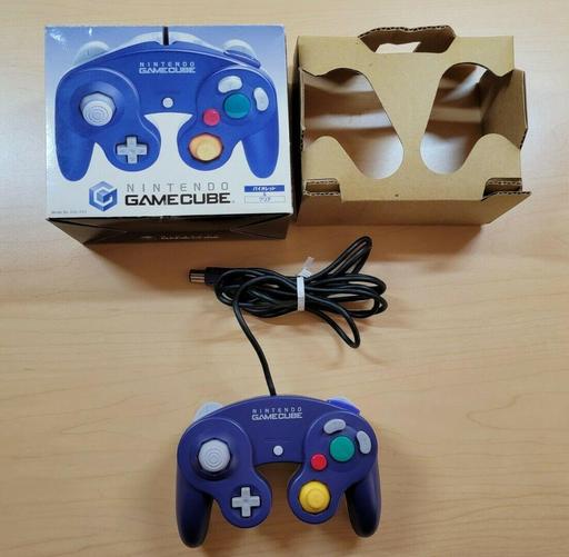 Nintendo Gamecube Controller (Indigo / Clear) (Nintendo GameCube)