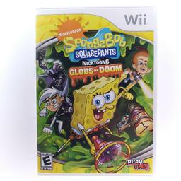SpongeBob SquarePants: Featuring Nicktoons Globs of Doom (Nintendo Wii)