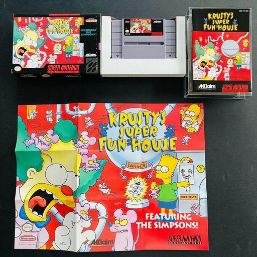 The Simpsons: Krusty's Super Fun House (Super Nintendo Entertainment System)