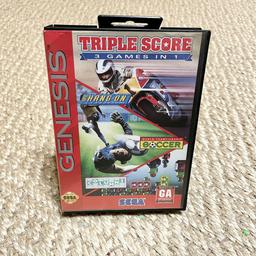 Triple Score: 3 Games in 1 (Sega Genesis)