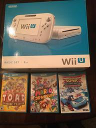 Wii U White 8GB (Basic Set) (Nintendo Wii U)